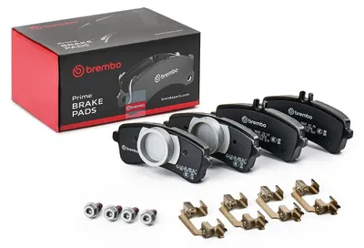 Produktbild von BREMBO P 50 130 Bremsbeläge Satz Hinten passend für MERCEDES-BENZ C-Klasse T-modell (S205) C-Klasse Limousine (W205) S-Klasse Limousine C-Klasse Coupe