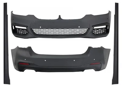 Obrázek produktu pro Karosářský kit pro BMW řady 5 G30 Sedan 2017–2019: nárazník a boční prahy v designu M-Tech.