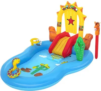 Produktbild von Plac zabaw dmuchany Dziki Zachód 264 x 188 x 140 cm Bestway 53118