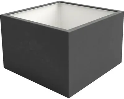 Produktbild von Pflanzkübel Palatino Clara Metall beschichtet 80 x 80 x 50 cm anthrazit