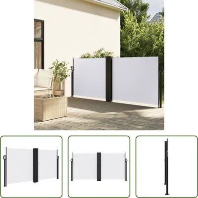 Immagine prodotto di The Living Store Tenda laterale estensibile bianca 120x600 cm