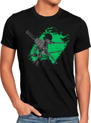 Produktbild von style3 Night Zorro Herren T-Shirt anime manga luffy cosplay