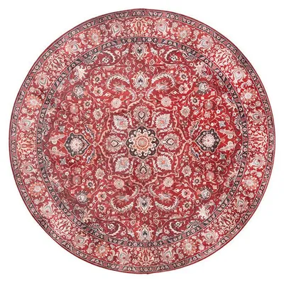 Zdjęcie produktu dla Dywan okrągły vintage - Imagine Medallion Czerwony