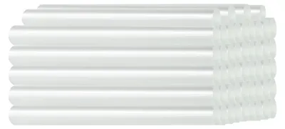 Image de LARS360 4 kg de colle chaude Bâtons de colle chaude Pistolet à colle Bâtons de colle 11 X 200 mm DIY Bâtons de rechange transparents - 200 pièces