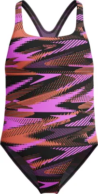 Produktbild von Speedo Hyperboom Allover Medalist Badeanzug Rosa 7-8 Years Mädchen Rosa 7-8 Years