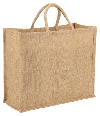 Immagine prodotto di La borsa multifunzione in juta, capacità 25 litri, dimensioni 45 x 19 x 33 cm, colore: naturale