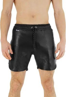 Obrázek produktu pro Bockle® cyklistické kožené šortky kurze Lamm Lederhose Pants Herren Leder Shorts, XL
