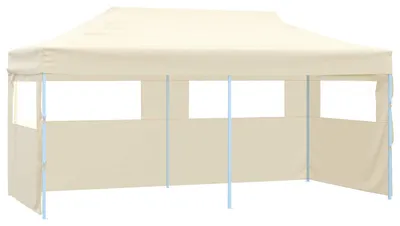 Produktbild von vidaXL Partyzelt 291 x 580 x 315 cm Creme Oxford-Stoff