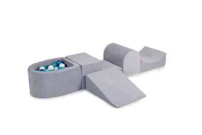 Produktbild von Schaumstoff Bausteine Kinder mit Bällebad - Softbausteine Baby