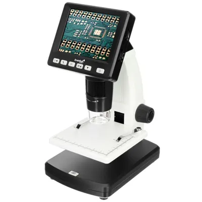 Immagine prodotto di Levenhuk DTX 500, microscopio digitale, nero, bianco, LCD, 8,89 cm (3,5"), MicroSD (TransFlash), 500x
