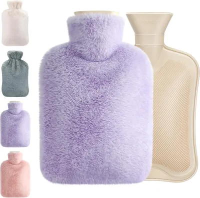 Productafbeelding van Zacht kussen, 2 liter warmwatercompress, nek- en schouderondersteuning, verlichting bij menstruatieklachten