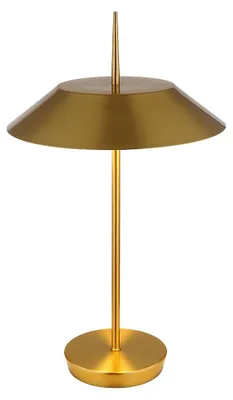 Produktbild von LED Tischleuchte, Metall, messingfarben, H 52 cm