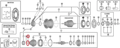 Produktbild von SHIMANO Sprengring SG-8C31 - Ersatz-Sicherungsring für Nabenschaltung, 1 g