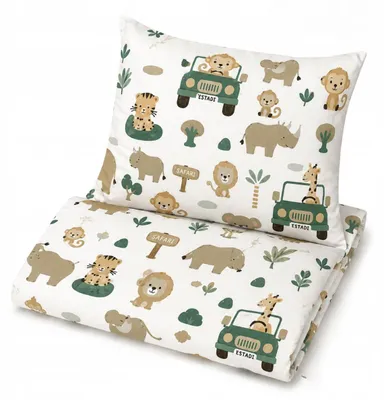 Produktbild von Hochwertige Kinderbettwäsche 100x135 cm Baumwolle 2-teilig atmungsaktiv