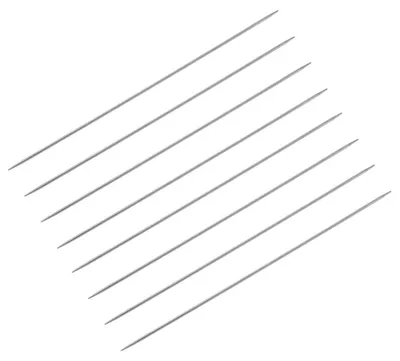 Productafbeelding van Breinaalden set - 4 stuks - 2,2 mm diameter - 25 cm lengte - roestvrij staal - dubbelpuntig - voor handwerk en breiprojecten