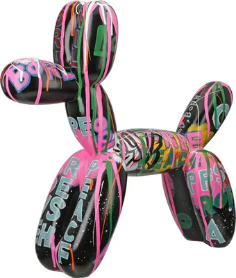 Produktbild von Casablanca by Gilde Figur Hund Pallone schwarz H. 40 cm, 59604