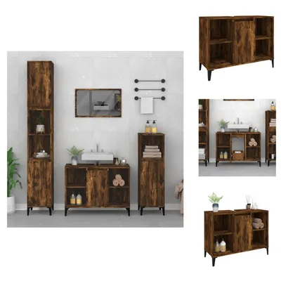 Obrázok produktu pre vidaXL Umývadlová skrinka 80x33x60 cm na báze dreva - Umývadlá do kúpeľne
