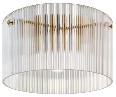 Productafbeelding van HOMCOM Plafondlamp, ronde plafondverlichting met E27 fitting voor de slaapkamer