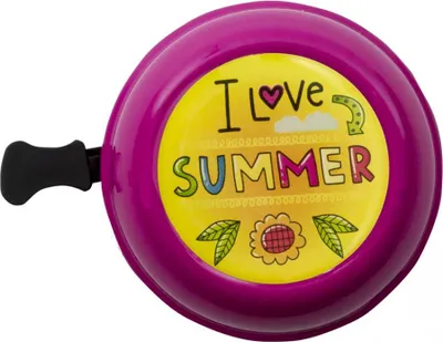 Produktbild von Fahrradklingel Love Summer 55 mm - bbeBells 52380 - Glocke Klingel Läute Schelle -
