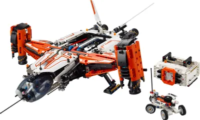 Produktbild von LEGO Technic VTOL-Schwerlastraumfrachter LT81, Space Bauset, Weltraum-Spielzeug, Raumschiff, Spielset mit Mini-Rover, Geschenk für Jungen & Mädchen ab 10 Jahren 42181