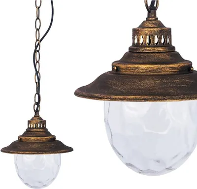 Immagine prodotto di Lampada a sospensione per esterni 1xE27 Barcelona oro antico 8678 Rabalux