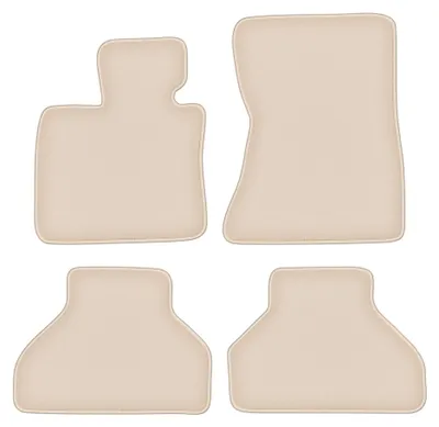 Produktbild von Velours-Fußmatten für BMW X5 E70 2006-2013 (SUV) – 4-tlg, Beige, passgenau – Wielganizator FORTUNA – Ausführung W0241
