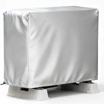 Immagine prodotto di Copertura per condizionatore, realizzata in tessuto Oxford resistente agli strappi, dimensioni 94 x 40 x 73 cm, resistente alle intemperie