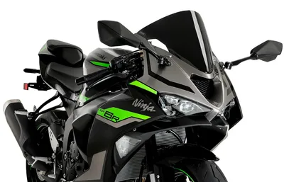 Immagine prodotto di PUIG 21832N Parabrezza R-Racer per KAWASAKI ZX-6R NINJA Nero