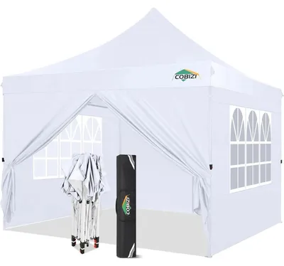 Productafbeelding van Witte partytent, 3x3 meter, met 4 zijwanden