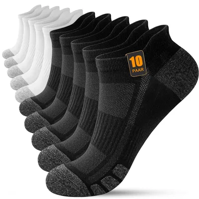 Imagen del producto de 10 pares de calcetines deportivos transpirables para hombres y mujeres