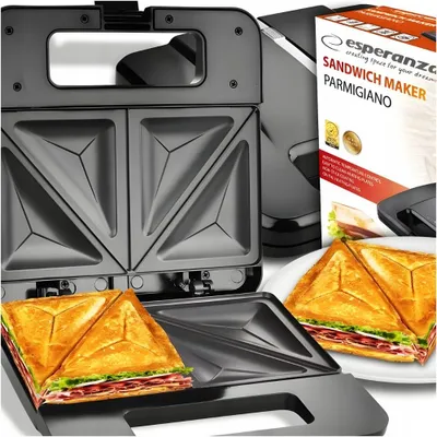 Produktbild von Sandwichmaker und Toastmaker 1000W-schnelles und gleichmäßiges Toasten