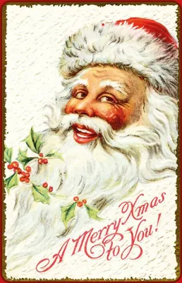 Produktbild von vianmo Holzschild 18x12 cm Weihnachten Santa Claus Fest Christmas