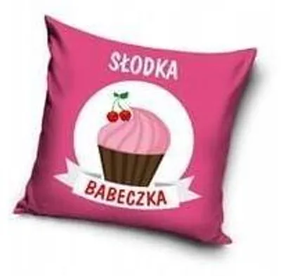 Produktbild von Carbotex Kissenbezug 40x40 cm Süßer Cupcake Rosa