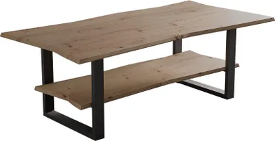 Zdjęcie produktu dla Stolik kawowy Vicco Yan Rzemieślnik 120 x 60 cm z miejscem do przechowywania, Model 58395