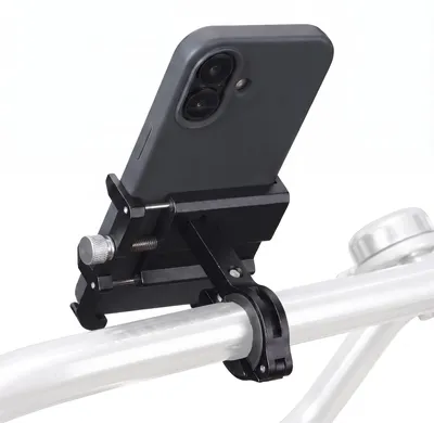 Immagine prodotto di Supporto per cellulare imoshion per biciclette e moto - Alluminio - Leggero - Regolabile - Nero