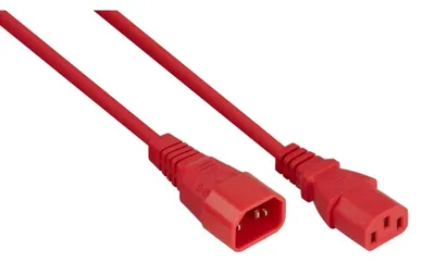 Immagine prodotto di kabelmeister prolunga apparecchio freddo da C14 a C14 rosso 2m