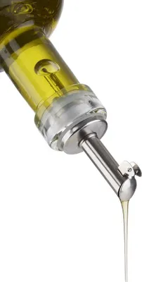 Produktbild von APS 40511 Essig- & Ölflasche OLD FASHIONED, Ø 7 cm, Höhe 22 cm, 350 ml, Behälter aus Glas, Ausgießer mit Deckel aus