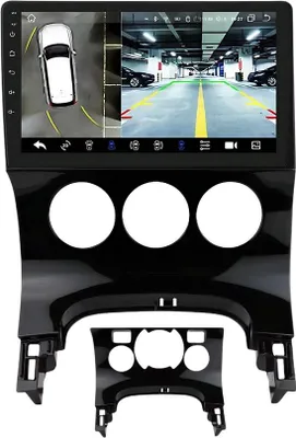 Immagine prodotto di Autoradio con Bluetooth e telecamera – CarPlay – Per Peugeot 3008 (2009–2015) – Compatibile con Apple e Android – Impianto stereo – Navigazione – Sistema di navigazione per auto