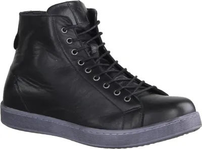 Image de Andrea Conti 3449000002 Chaussures femme, Boots, sneaker haut, cuir, noir - Chaussures femme bottine / boots mode, noir, cuir