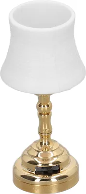 Zdjęcie produktu dla Lampa stołowa do domku dla lalek, lampa do domku dla lalek, miniaturowa lampka biurkowa, lampa stołowa do domku dla lalek, mini lampa stołowa, zabawka do domku dla lalek