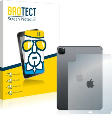 Produktbild von BROTECT Schutzglas für Apple iPad Pro 11" 2022 (Rückseite, 4. Gen.) Schutzfolie Panzer Folie Glas Display Schutz klar
