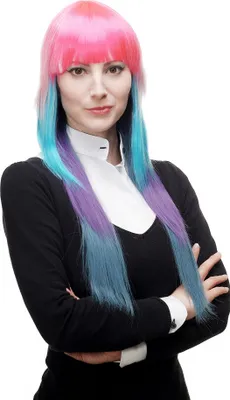 Produktbild von WIG ME UP Perücke Cosplay Bunt Pony Lang H9014-A-B-C-P-Z
