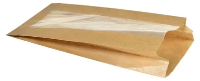 Produktbild von 1000x DUNI Snack-Tüte Medium 150 x 50 x 270 mm Braun