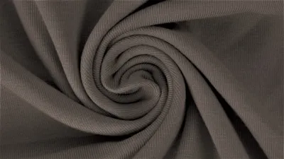 Produktbild von Jersey Yara Taupe Uni 220 g/m², ca. 0,5 m lang, ca. 1,5 m breit, Stoffe Meterware, Baumwolljersey