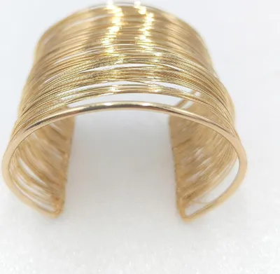 Produktbild von Nijosa Manschettenarmband breites Armband Legierung Damen Trendschmuck