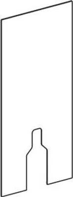 Produktbild von Geberit 242667TG1 Frontverkleidung für Geberit Monolith