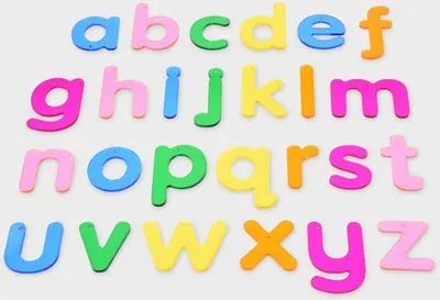 Produktbild von Happy Kidz Buchstaben-Schablonen - bunt 21404091004