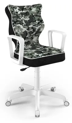 Produktbild von Jugend-Wachstumsstuhl Ergonomischer Schreibtischstuhl Für Körpergrösse 146-176 Cm, Norm Weiss Storia 33