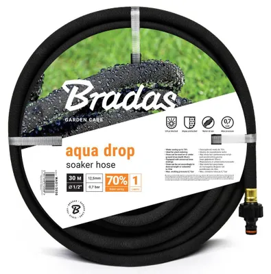 Produktbild von Gartenbewässerungsschlauch AQUA DROP 1/2" – 30 m