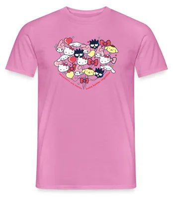 Produktbild von Spreadshirt Hello Kitty And Friends Ballons Männer T-Shirt, S, Pink